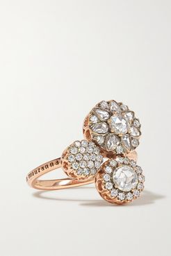 Beirut 18-karat Rose Gold Diamond Ring