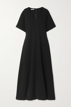 Crepe Maxi Dress - Black