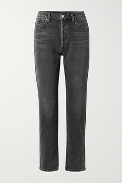 Net Sustain The Benefit High-rise Straight-leg Jeans - Dark gray