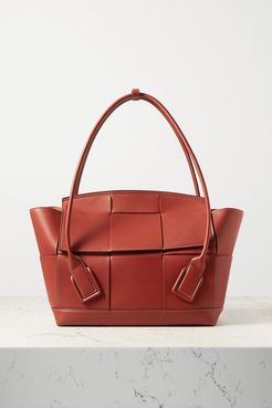 Arco Medium Intrecciato Leather Tote - Brown