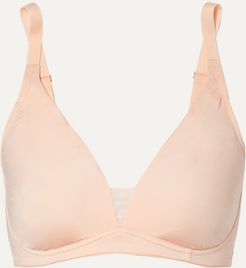 Evolution Stretch-jersey Soft-cup Bra - Blush