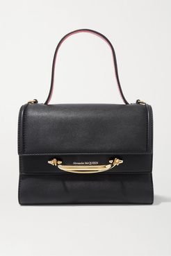 The Story Small Two-tone Leather Tote - Black