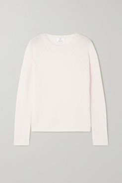 Ribbed Cashmere Sweater - Cream