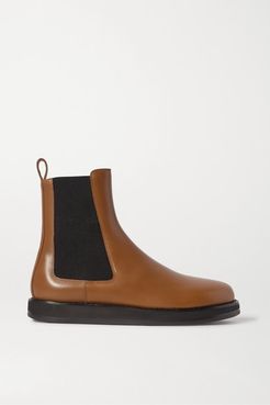 Leather Chelsea Boots - Tan