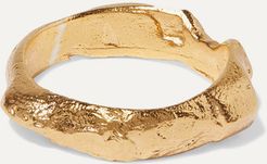 The Edge Of The Abyss Gold-plated Ring