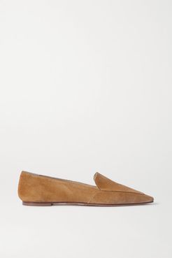 Aurora Suede Loafers - Light brown