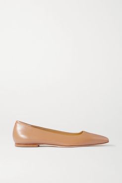 Gina Leather Ballet Flats - Neutral