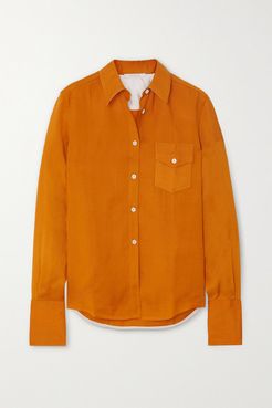 Voile Shirt - Orange