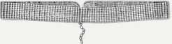 Kate Crystal-embellished Silver-tone Waist Belt