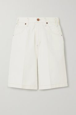 Net Sustain Rosa Denim Shorts - White