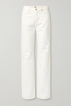 Net Sustain Annina High-rise Wide-leg Jeans - White