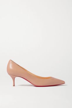 Kate 55 Leather Pumps - Neutral