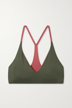 The Selby Reversible Bikini Top - Army green