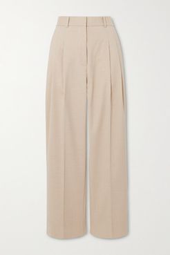 Louisamay Woven Straight-leg Pants - Beige