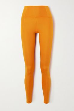 Compressive Stretch Leggings - Orange