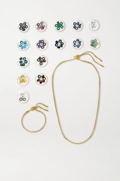 Forte Beads 18-karat Gold And Multi-stone Gift Set