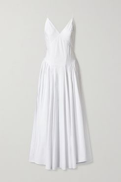 Maren Organic Cotton Maxi Dress - White