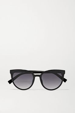 Armada Cat-eye Acetate Sunglasses - Black