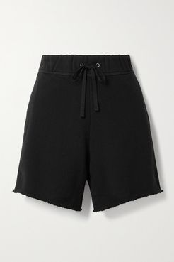 Cotton-jersey Shorts - Black