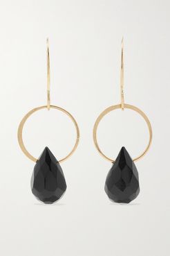 14-karat Gold Onyx Earrings