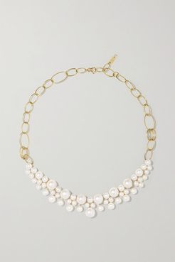 Nova 18-karat Gold Pearl Necklace