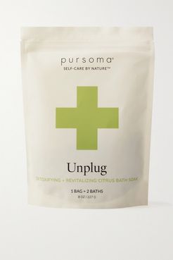 Unplug Ritual Detoxifying Revitalizing Lemon Verbena Bath Soak, 227g