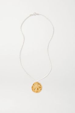 St. Christopher Chapter Iii Gold-plated And Silver Necklace