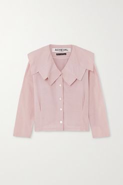 Evita Cotton Blouse - Pink