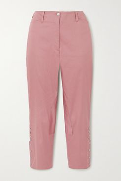 Al Beso Cotton-blend Tapered Pants - Pink