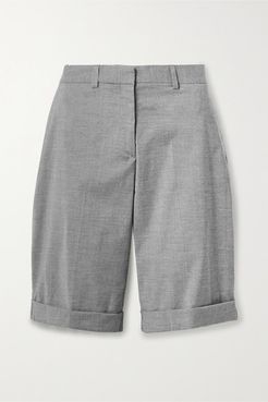 Aruba Wool-blend Shorts - Gray