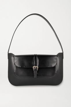 Miranda Patent-leather Shoulder Bag - Black