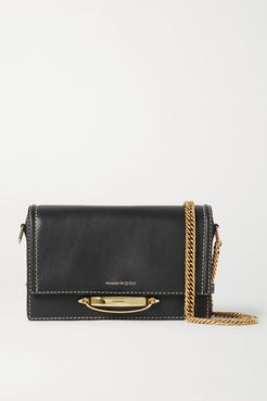 The Story Leather Shoulder Bag - Black