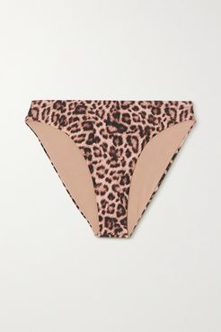 Chelsea Leopard-print Bikini Briefs - Leopard print