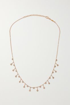 14-karat Rose Gold Diamond Necklace