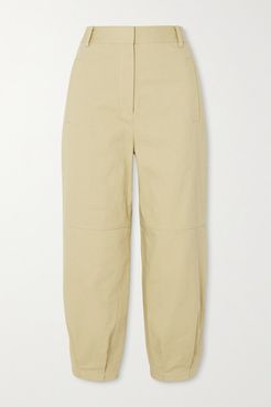 Cotton-twill Tapered Pants - Yellow