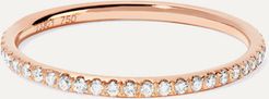 Thread 18-karat Rose Gold Diamond Eternity Ring