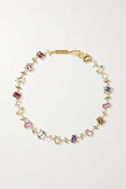 18-karat Gold, Sapphire And Diamond Bracelet