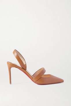 Actina 85 Leather Slingback Pumps - Tan