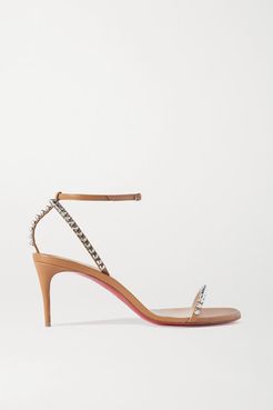 So Me 70 Studded Leather Sandals - Tan