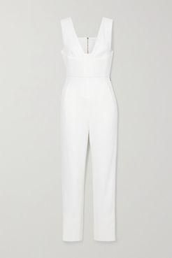 Lowle Crepe Jumpsuit - White