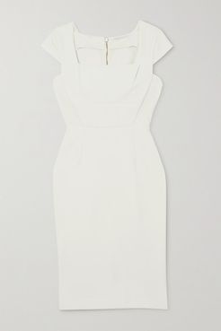 Jeddler Stretch-crepe Dress - White