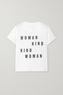 International Women's Day Printed Cotton-jersey T-shirt - White