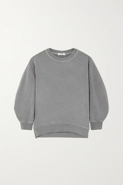 Thora Cotton-jersey Sweatshirt - Gray