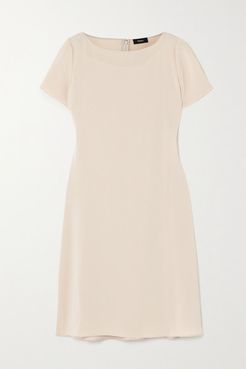 Crepe Mini Dress - Ecru