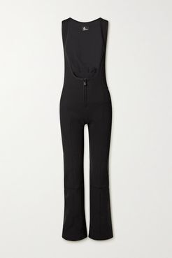 Tuta Shell-trimmed Stretch-twill Ski Suit - Black