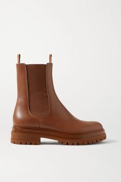 Leather Chelsea Boots - Light brown
