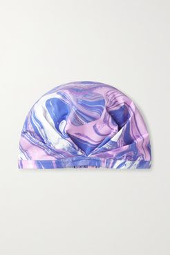 The Stir Printed Shower Cap - Purple