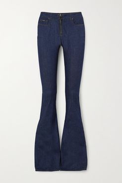 High-rise Flared Jeans - Blue