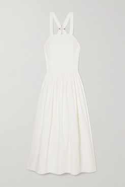 Coco Linen-blend Maxi Dress - White