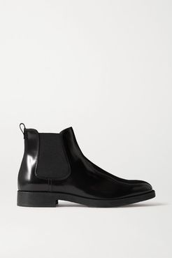 Patent-leather Chelsea Boots - Black